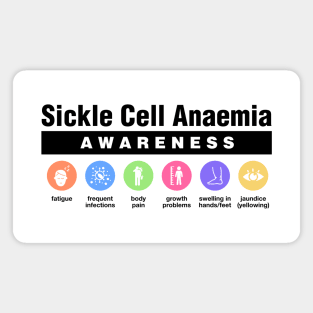 Sickle Cell - Disability Awareness Symptoms Magnet